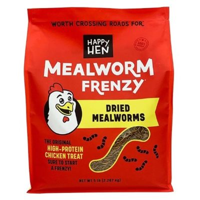 Durvet Happy Hen Treats® Mealworm Frenzy®, 5 lb.